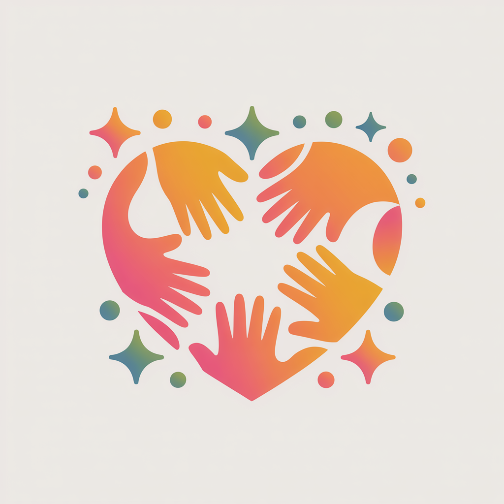 לוגו יום המעשים הטובים - ידיים יוצרות לב